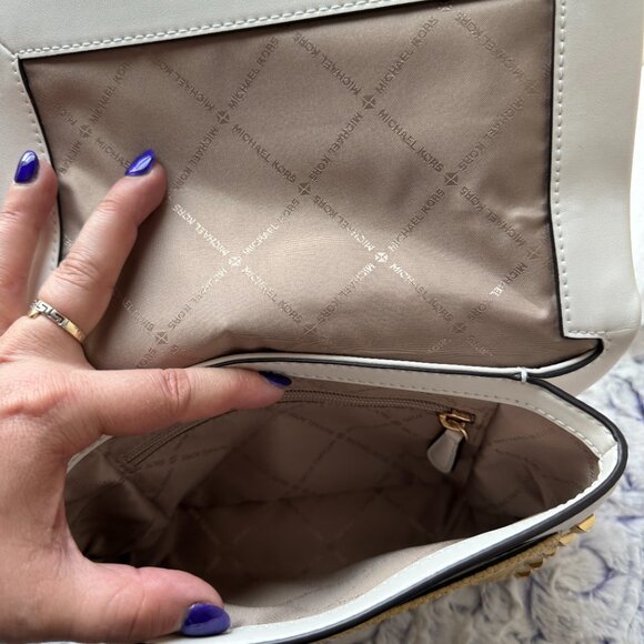 Michael Kors Cece Medium Straw and Studded Shoulder Bag - NWOT - Picture 11 of 15